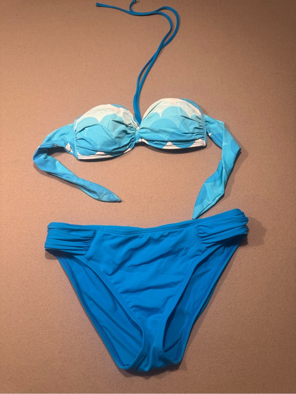 Women’s Blue Two-Piece Bandeau Bikini Set la Blanca 8